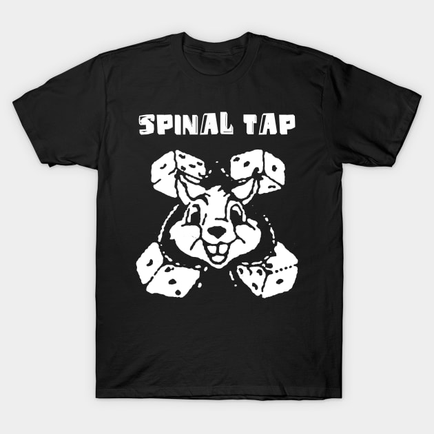 spinal tap rabbit dice T-Shirt by doggo babushka